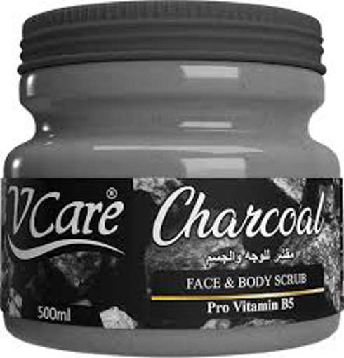 Picture of VCARE CHARCOAL FACE& BODY SCRUB500ML